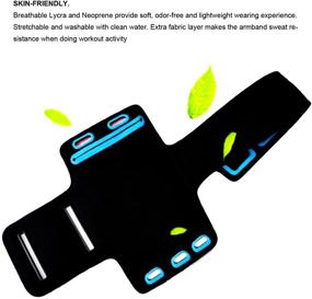 img 1 attached to [2Pack] Water Resistant Sports Armband Cell Phones & Accessories