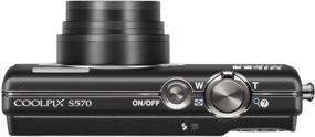img 2 attached to 📷 Nikon Coolpix S570: 12MP Digital Camera with 5x Wide Angle Optical Vibration Reduction Zoom and 2.7-Inch LCD (Black) - OLD MODEL