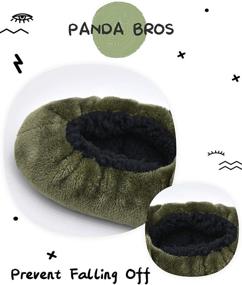 img 1 attached to 🐼 Тапочки для мальчиков Panda Bros Slipper Grippers - обувь с превосходным сцеплением.