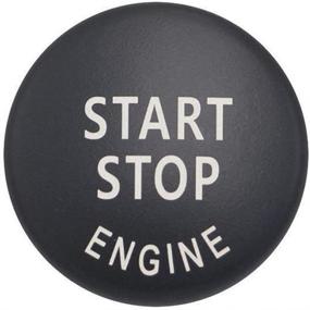 img 1 attached to 🔘 Black Start Stop Engine Button Switch Cover for BMW X5 E70 X6 E71 3 Series E90 E91 E92 E93 E87 E83 Z4 E89 320i 325i 520i 525i 328i (2007-2011) 335i 330i