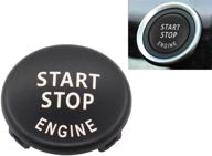 🔘 black start stop engine button switch cover for bmw x5 e70 x6 e71 3 series e90 e91 e92 e93 e87 e83 z4 e89 320i 325i 520i 525i 328i (2007-2011) 335i 330i logo