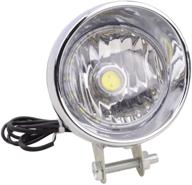 goofit motorcycle headlight: 12v head lamp integrated 🏍️ for scooter atv cruiser chopper - top-quality illumination solution logo