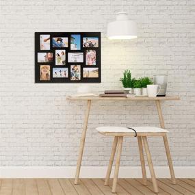 img 1 attached to 🖼️ Malden 4x6 12-Opening Collage Picture Frame: Elegant Black Display for Twelve Photos