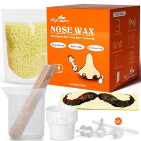 img 4 attached to 👃✨ Lifestance Nose Hair Removal Wax Kit - Quick & Easy, Painless Waxing for Men and Women (15-20 Uses)