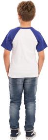 img 2 attached to SOIZZI Organic Baseball Certificated Sensitive Boys' Clothing in Tops, Tees & Shirts