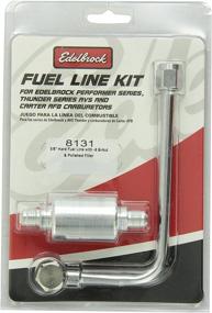 img 2 attached to 💪 Enhanced Performance: Edelbrock 8131 Chrome Fuel Line for Optimal Fuel Delivery