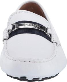 img 3 attached to Lacoste Mens ANSTED White Medium Men's Shoes in Loafers & Slip-Ons