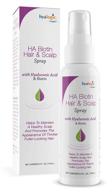 hyalogic biotin hair thickening spray with hyaluronic acid - thinning hair treatment for promoting thicker, healthier hair and scalp - volumizing hair products - scalp spray, 4 fl oz (118ml) logo