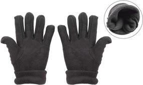 img 2 attached to BODY STRENGTH Children's Magic Gloves - Polar Fleece Winter Warmth Pack of 2 Pairs