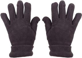 img 1 attached to BODY STRENGTH Children's Magic Gloves - Polar Fleece Winter Warmth Pack of 2 Pairs