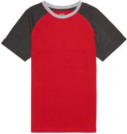 👕 colorblock raglan boys' clothing in tops, tees & shirts - french toast sleeve logo