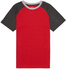 img 1 attached to 👕 Colorblock Raglan Boys' Clothing in Tops, Tees & Shirts - French Toast Sleeve