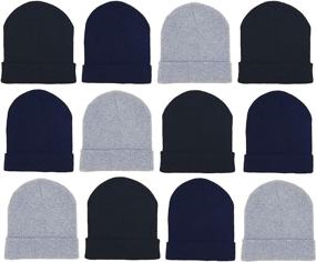 img 3 attached to 🧤 Унисекс зимняя шапка и перчатки - стильные аксессуары для женщин и мужчин