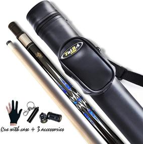 img 2 attached to 🎱 Tai Ba Cues 2-Piece Pool Cue Stick + Hard Case - Canadian Maple Professional Billiard Cue 18,19,20,21,22 Oz (Selectable Colors)
