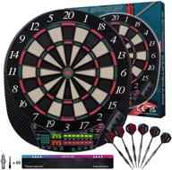 🎯 electronic dart board – 13.5 inch, electronic scoreboard, plastic tip darts, led display, 6 soft tip darts логотип