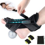 🌿 ultimate solution for plantar fasciitis: night splint foot dorsal orthotic brace with adjustable arch support, achilles tendonitis relief, and bonus accessories - perfect for women and men логотип