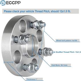 img 3 attached to ECCPP Центрирующие проставки 12X1,5 54 1 мм