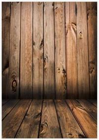 img 2 attached to 📸 5x7ft Brown Wood Floor Photography Backdrop - Rustic Wooden Background for Newborn Baby Kids Portrait Photo Booth Studio Props