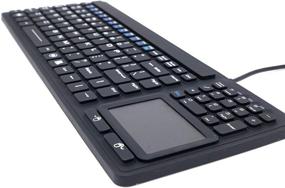 img 4 attached to 🔳 SolidTek Keyboard with Touchpad - Industrial IP68 Waterproof Rugged Silicone - KBIKB107: Uncompromised Performance and Durability