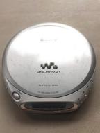 🎧 silver sony d-ej360 cd walkman with cd-r/rw playback logo