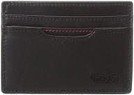 tumi delta money holder black logo