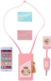 img 2 attached to 📱 Портативный игровой смартфон Disney Princess Style Collection с светодиодными огнями, звуковыми эффектами и переносным ремешком через плечо для девочек от 3 лет.