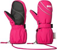 🧤 bqa kids ski mittens: warm & waterproof winter gloves for boys and girls логотип