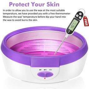 img 2 attached to 🤚 Ultimate Paraffin Wax Machine for Hand and Feet - BTArtbox Paraffin Wax Bath with 1000g Wax, Liners, Mitts, and Booties for Silky Smooth Skin