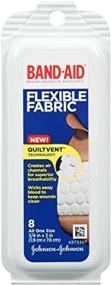 img 1 attached to Band-Aid Flexible Fabric Adhesive Bandages Travel Pack - 8 Count (12 Pack)