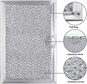 img 3 attached to Beaquicy 5304464105 Microwave Grease Filter