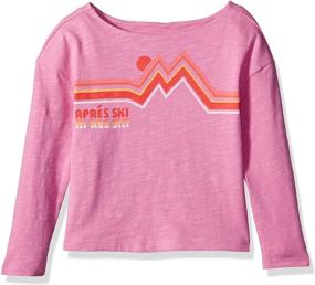 img 4 attached to Gymboree Girls Sleeve Casual Cloudy