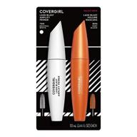 💥 enhance your lashes with covergirl lashblast volume mascara and lash blast amplify eyelash primer - very black, value pack logo