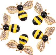 stunning monrocco rhinestone honeybee pendants for exquisite crafting logo