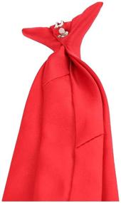 img 1 attached to 👔 Stylish Boys' Clip-on Tie - Classic Solid Inch Necktie for Boys' Accessories