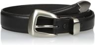 nocona belt co black skinny men's fashion accessories logo