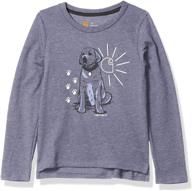 carhartt little graphic t shirt heather girls' clothing and tops, tees & blouses logo