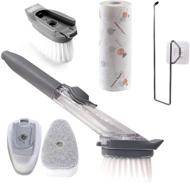 🧼 ultimate 6-pack kitchen cleaning set: stainless steel hanger, dishwashing rag, and cleaning brushes logo