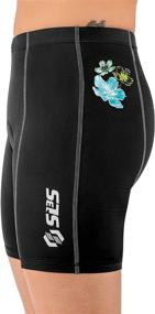 img 4 attached to SLS3 Tri Shorts Women Triathlon Sports & Fitness