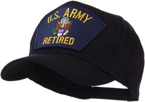 img 4 attached to E4Hats Com Retired Military Large Embroidered