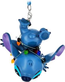 img 3 attached to 🎄 Stitch Christmas Lights Figural Ornament by Disney Parks