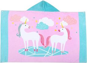 img 4 attached to YomomanDirect Hooded Unicorn Towels Swimming