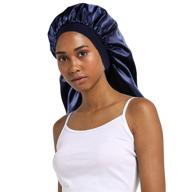 💤 vextronic extra large satin bonnet: a double layer silk bonnet for black women with long, deadlock, and curly hair - ideal braid bonnet for sleeping logo