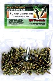 img 2 attached to 🥾 INS Products Rock Grabrz Boot Studs: Ultimate Versatility for Surf, Shore, Streams, Rivers, Ice Fishing, Loggers, and Forestry