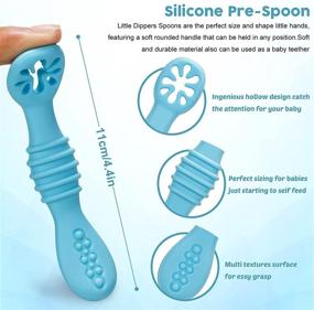 img 3 attached to Baby Led Silicone Chewable Utensils Self Feeding