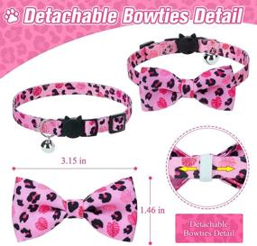 img 2 attached to Collars Adjustable Leopard Breakaway Perfect