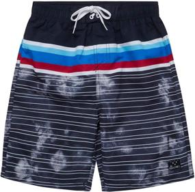 img 3 attached to Quick Dry Board Shorts Swim Trunks - Big Chill Boys' Bathing Suit with UPF 50+ (Big Boy)
