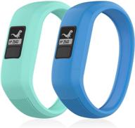 🏃 мягкий силиконовый спортивный ремешок для garmin vivofit jr/vivofit jr2/vivofit 3 - совместим с gvfm band, идеально подходит для мальчиков и девочек логотип