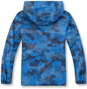 img 3 attached to SHOOYING Lightweight Waterproof Windbreaker Jackets Boys' Clothing and Jackets & Coats