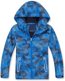 img 4 attached to SHOOYING Lightweight Waterproof Windbreaker Jackets Boys' Clothing and Jackets & Coats