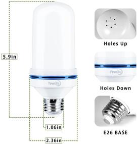 img 2 attached to Yewclls LED Flame Effect Light Bulb